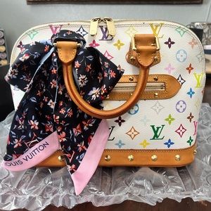 SOLD 
Louis Vuitton x Murakami Limited Edition Monogram Multicolor Alma